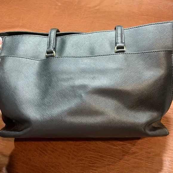 Tory Burch Black Leather Tote - Picture 2 of 10